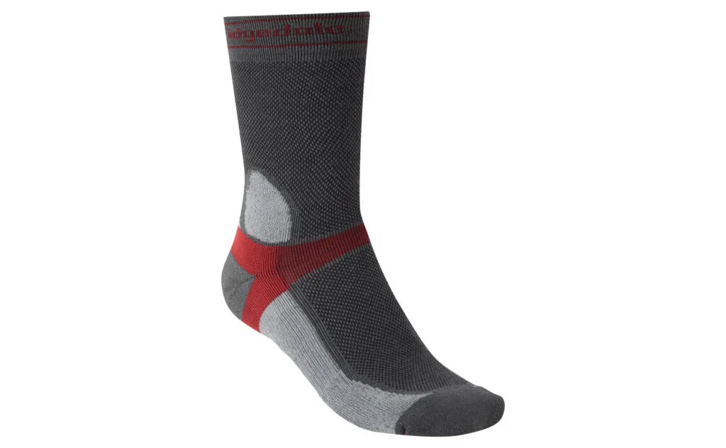 Mens Summer Weight T2 Coolmax Sport Boot Dk Grey Lt Grey 1