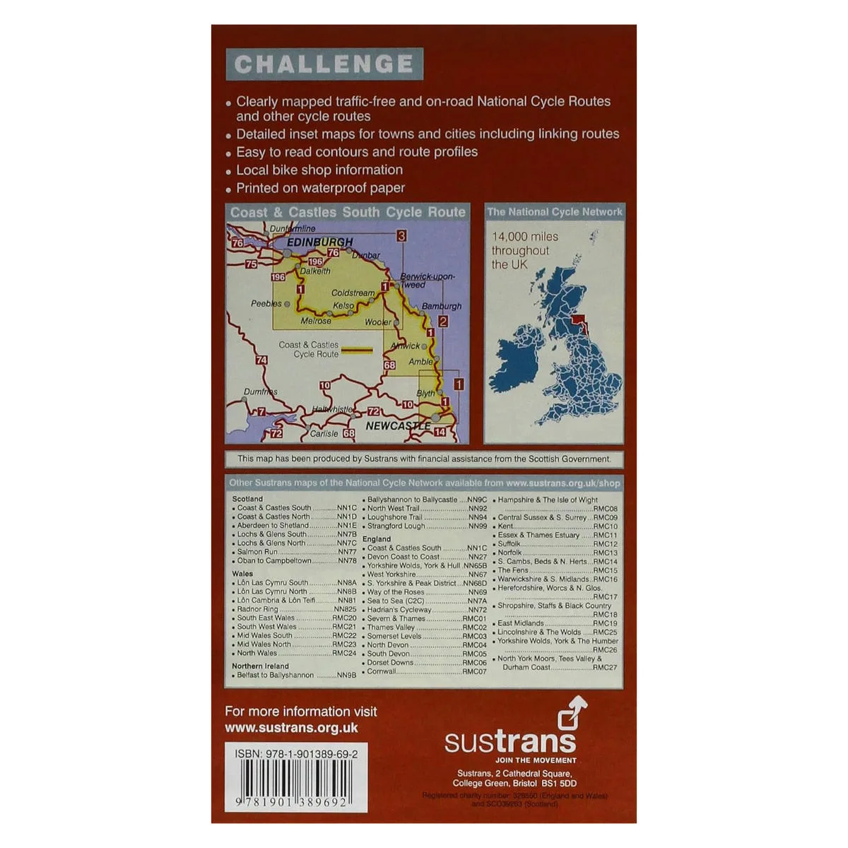 Coast And Castles South Map Rear