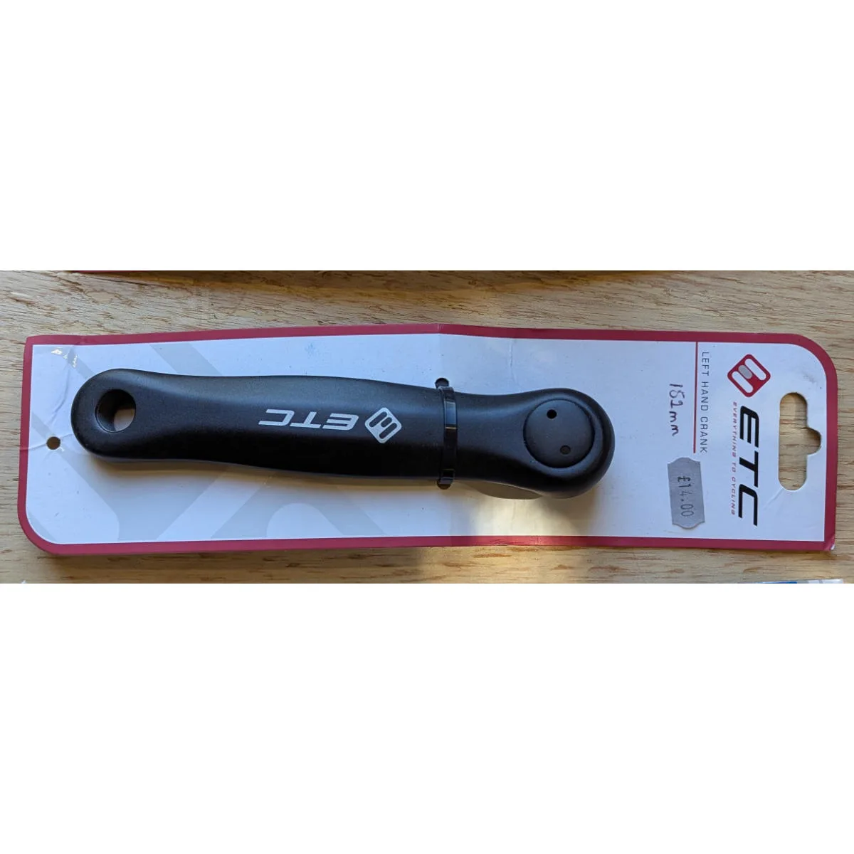 Etc left crank square taper 152mm black