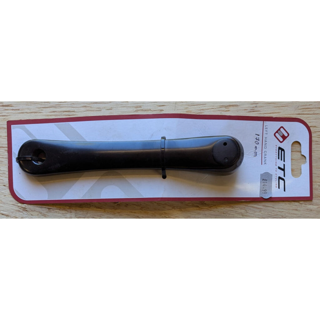 Etc left crank square taper 170mm black