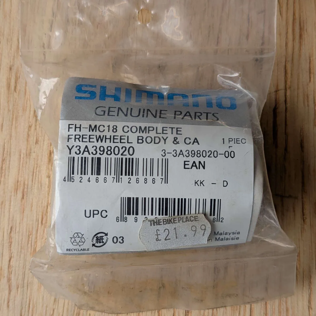 Shimano freehub fh mc18 2