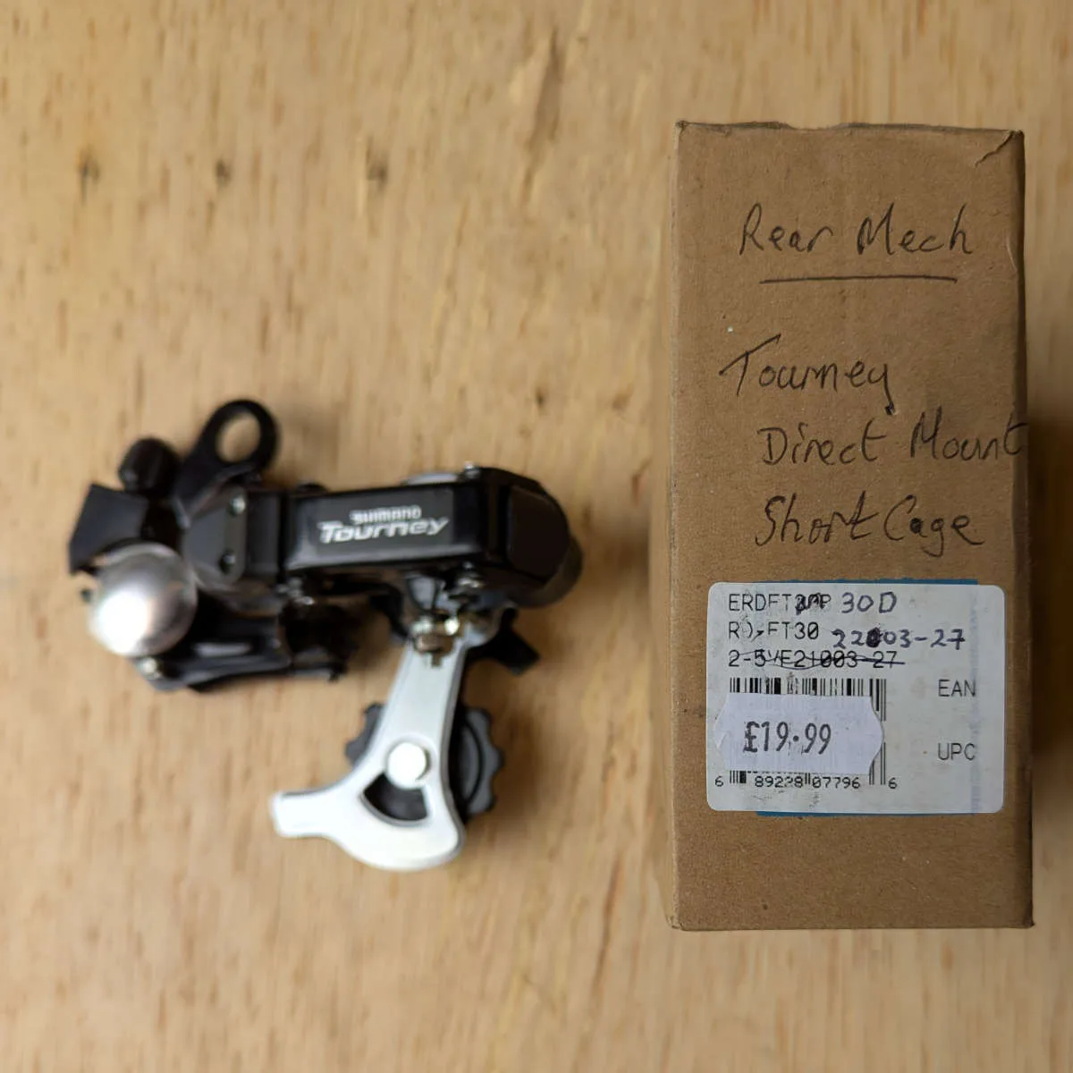 Shimano tourney direct mount rear mech rd ft30d