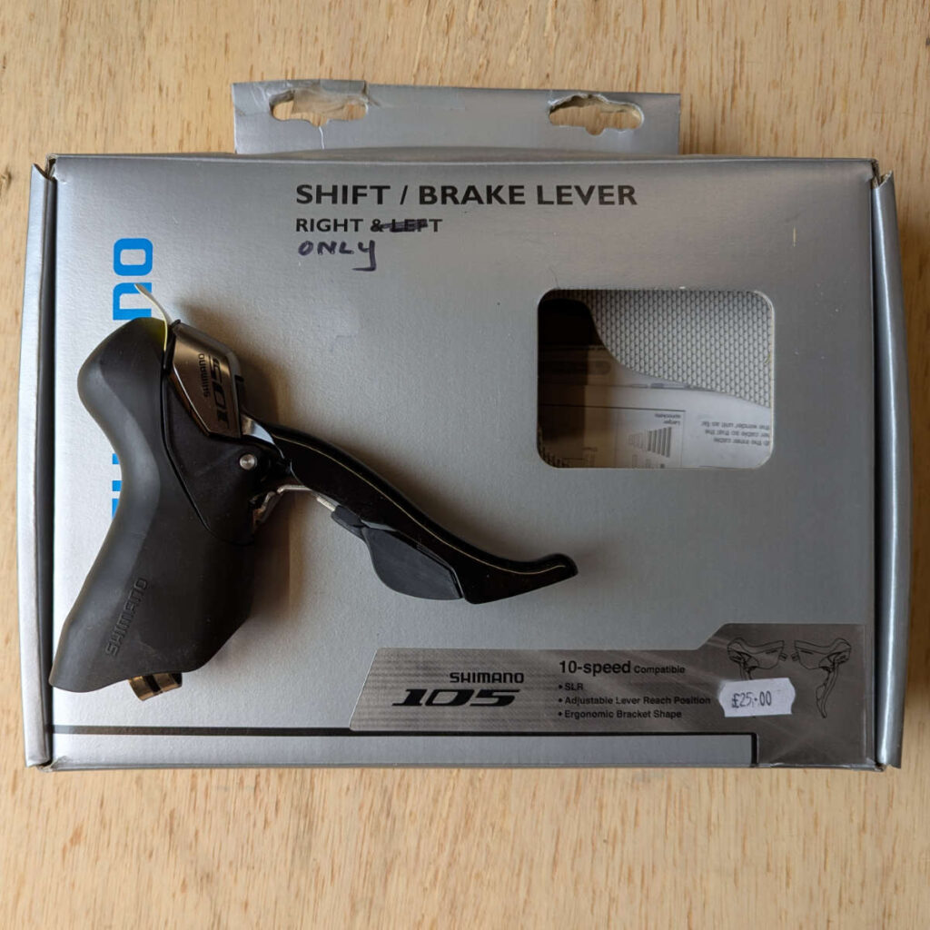 Shimano 105 slr right side brake lever and shifter