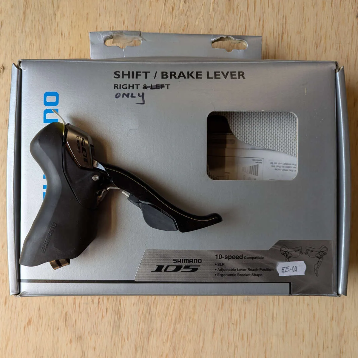 Shimano 105 slr right side brake lever and shifter