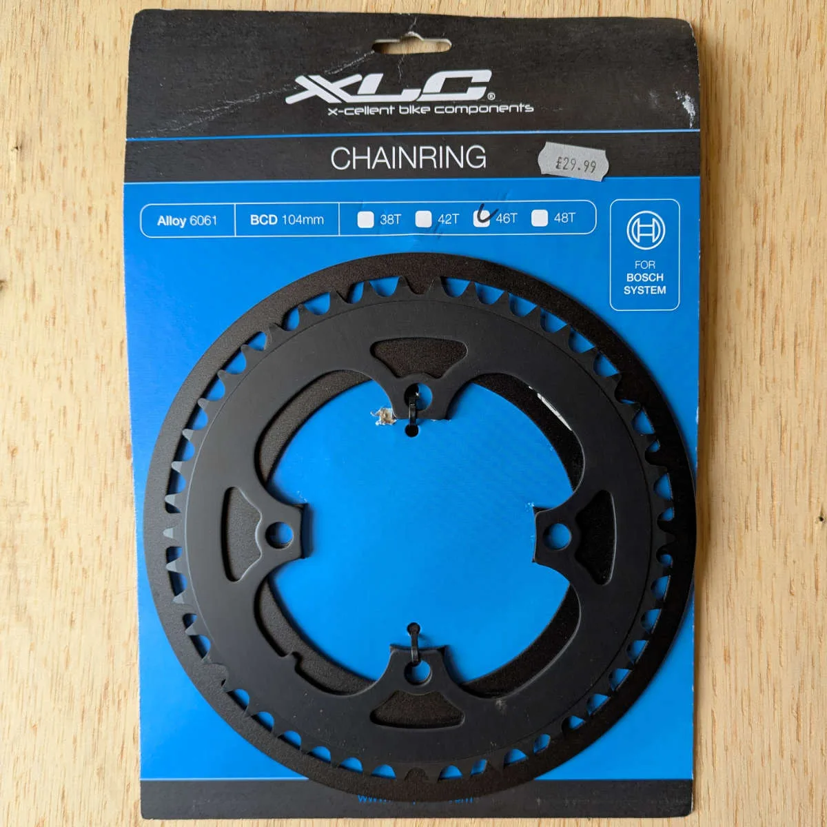 Xlc 46t chain ring for bosch