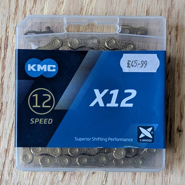 Kmc 12 spd chain x12 ti ngold