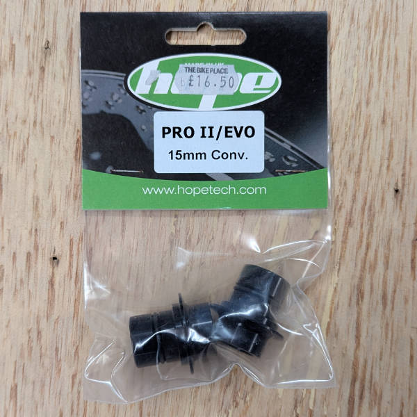 Hope pro 2 evo 15mm axle conversion