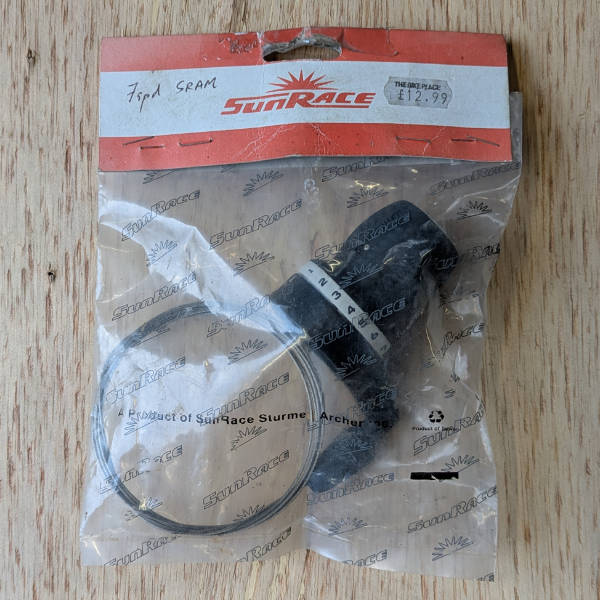 Sunrace 7spd gripshift for sram rear mech