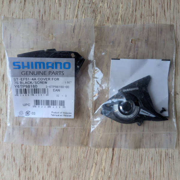 Shimano 7 speed lever cover